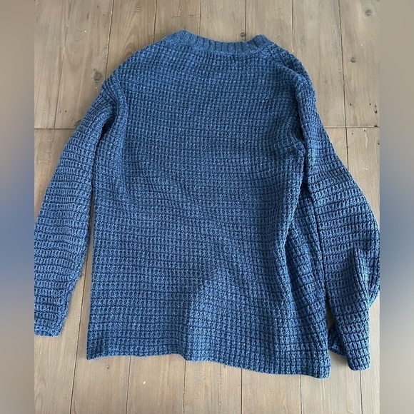 Jacquemus flax cotton blend navy blue sweater - Picture 2 of 5